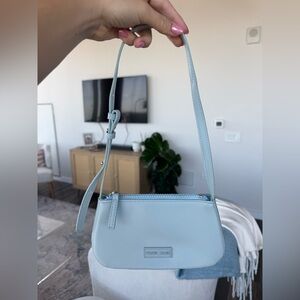 Perfect Little Baby Blue Mini Bag from Zara!